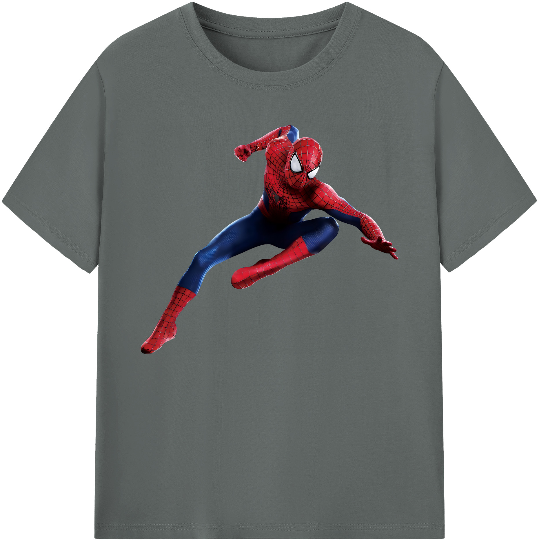 （画像用） Spider Man スパイダーマン 綿100％ メンズ半袖Tシャツ｜肌触りやわらか＆通気性